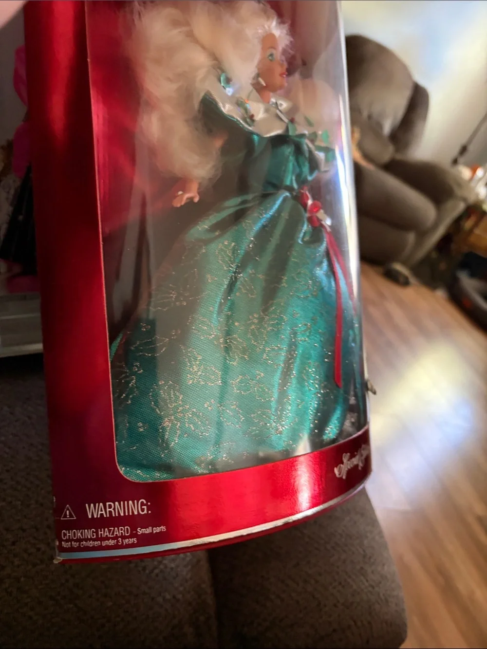 Barbie Teal and Red Holiday Special Edition Doll